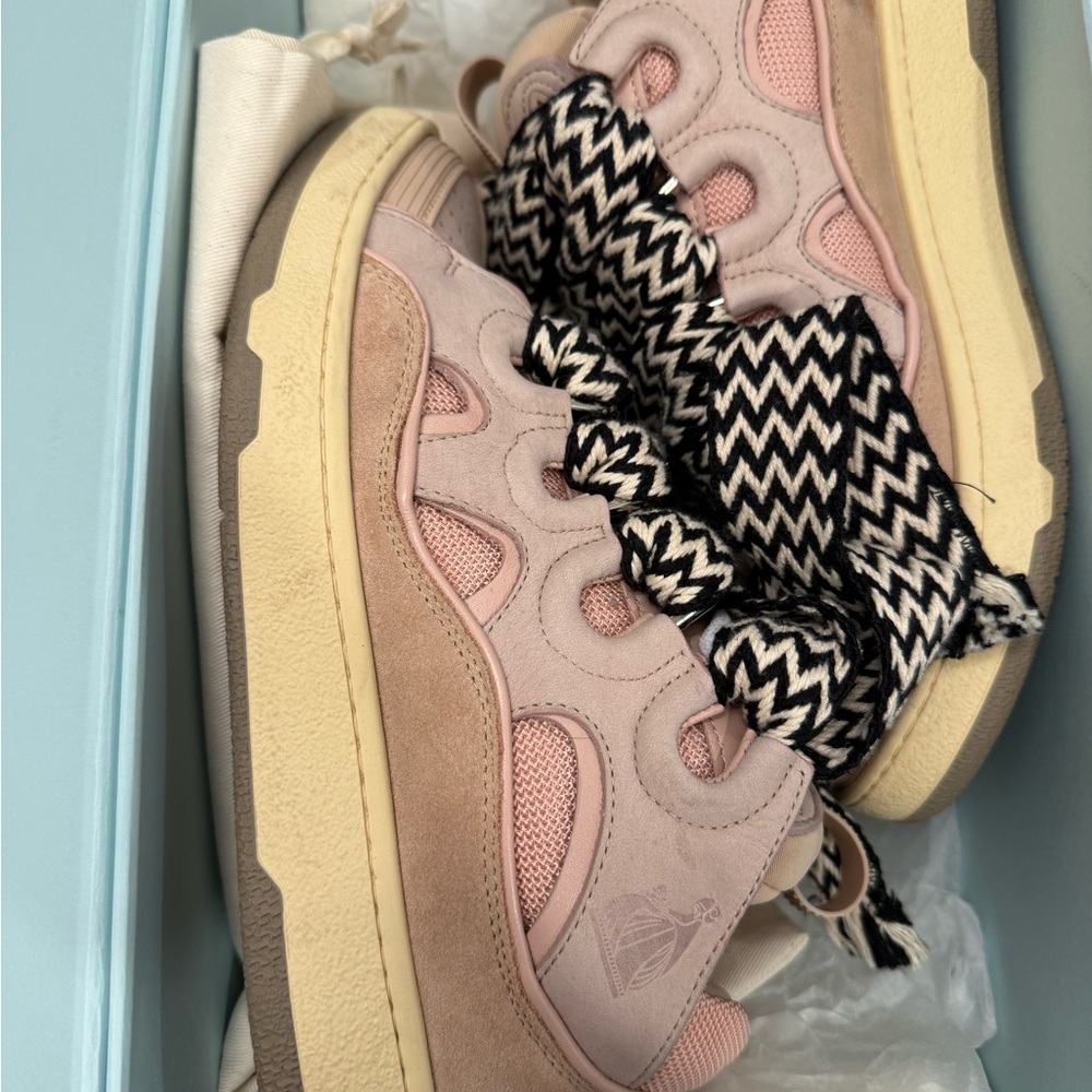 Lanvin Cream Sneakers